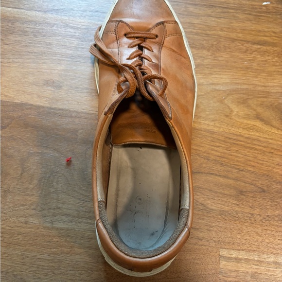 Lightly Used Brown Leather Koio Sneakers 11 Good Condition - Picture 4 of 12